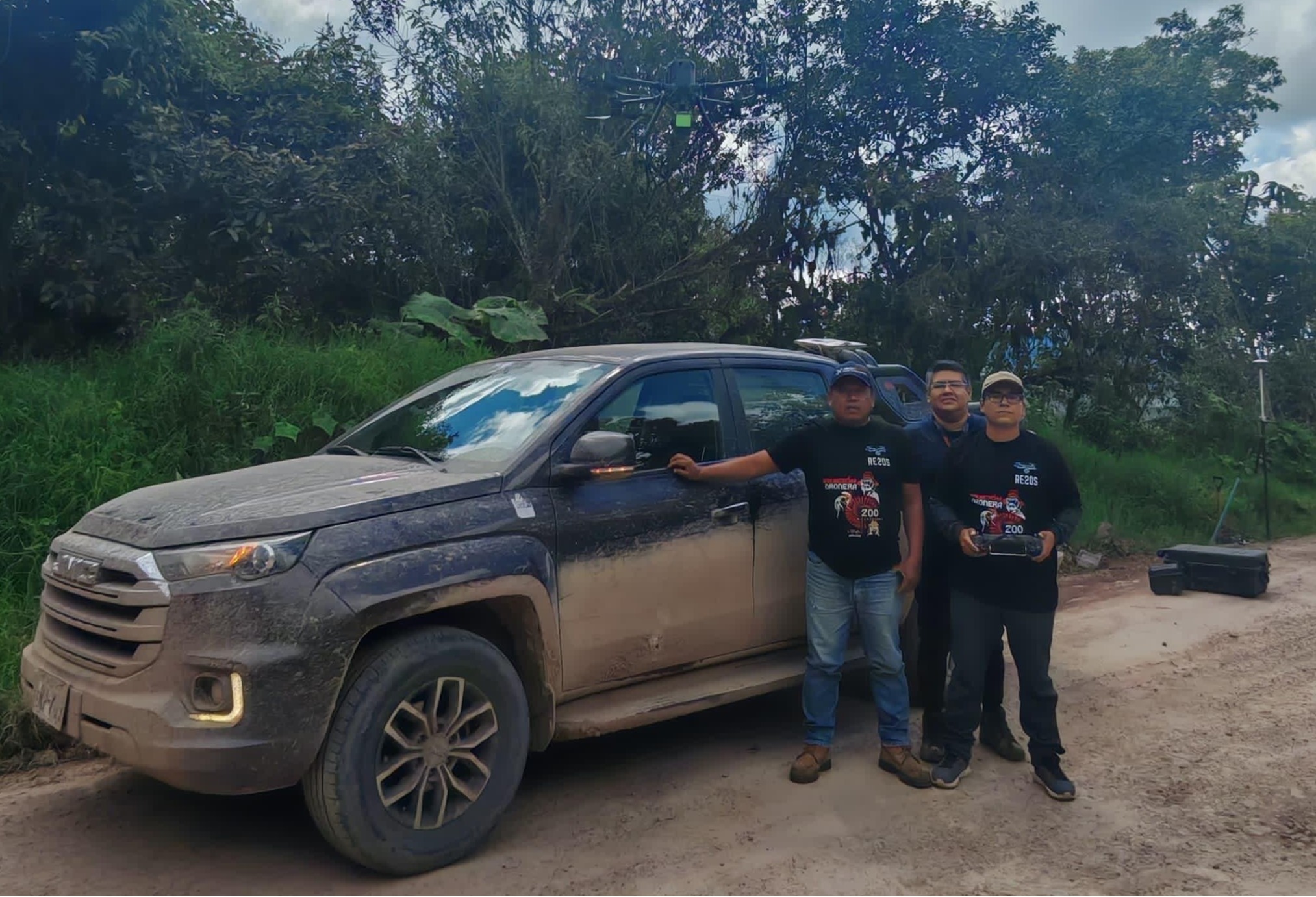Equipamiento RE20S para campañas LiDAR en Perú